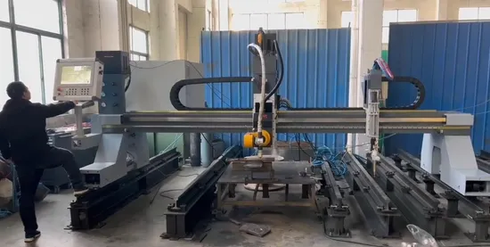 Gantry CNC Plasma Oxygen Acetylene Circle Cutting Machine with Plasma Power 100A 120A 160A 200A 300A 400A
