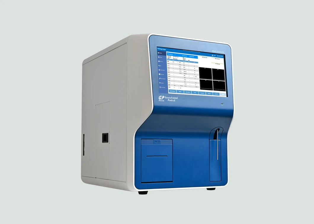 Getein BHA-5000 Vet Fully Auto 5-Part Hematology Analyzer Machine with Compact Design