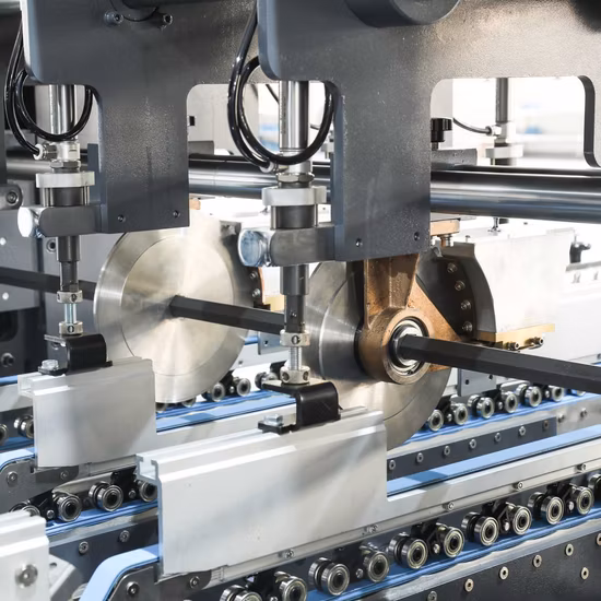 Automatische Hochgeschwindigkeits-Faltklebemaschine für Kosmetik- und Medizinverpackungen mit Barcode-Qr-Code, 100 % Sicht-Online-Inspektionsfunktion