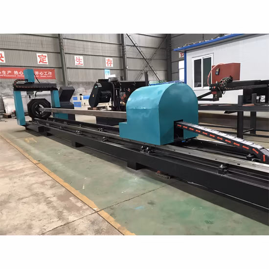 Neumodische Kreisrohr- und Vierkantrohr-CNC-Plasma-Matel-Schneidemaschine