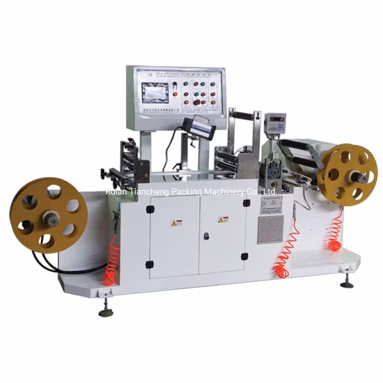 TCJ-HZ-260D Hochgeschwindigkeits-PVC-Schrumpfschlauch für Haustiere, Etikettenmitte, Kleber, Klebenahtmaschine, Versiegelungsmaschine, Inspektions- und Aufwickelmaschine, Schneidemaschine